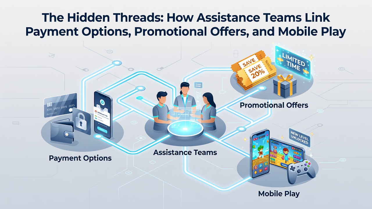 Live support representatives reviewing mobile transaction records and promotional histories to guide players toward VIP table privileges